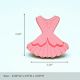 Handmade Pine Wood Pink Dress Knob for Kids Furniture